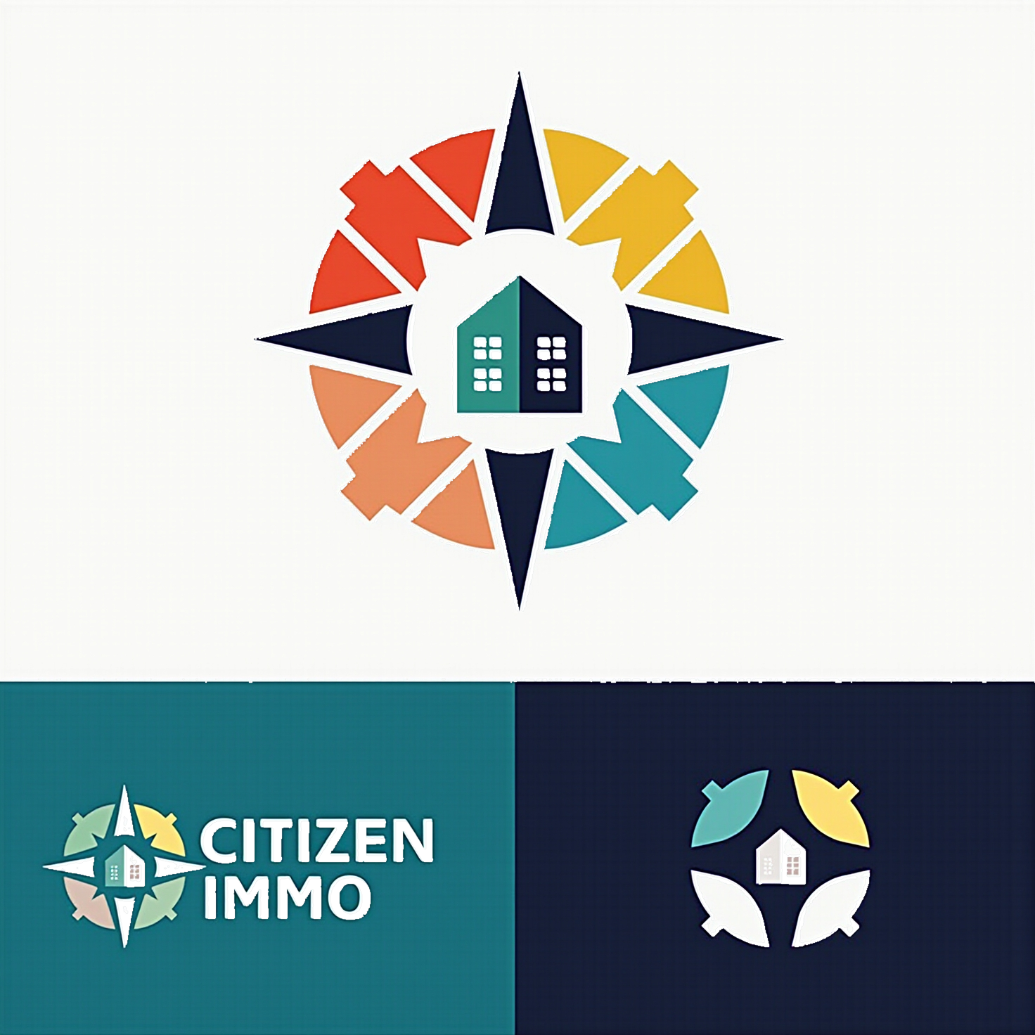 Logo arcadia pour immobilier - design professionnel IA